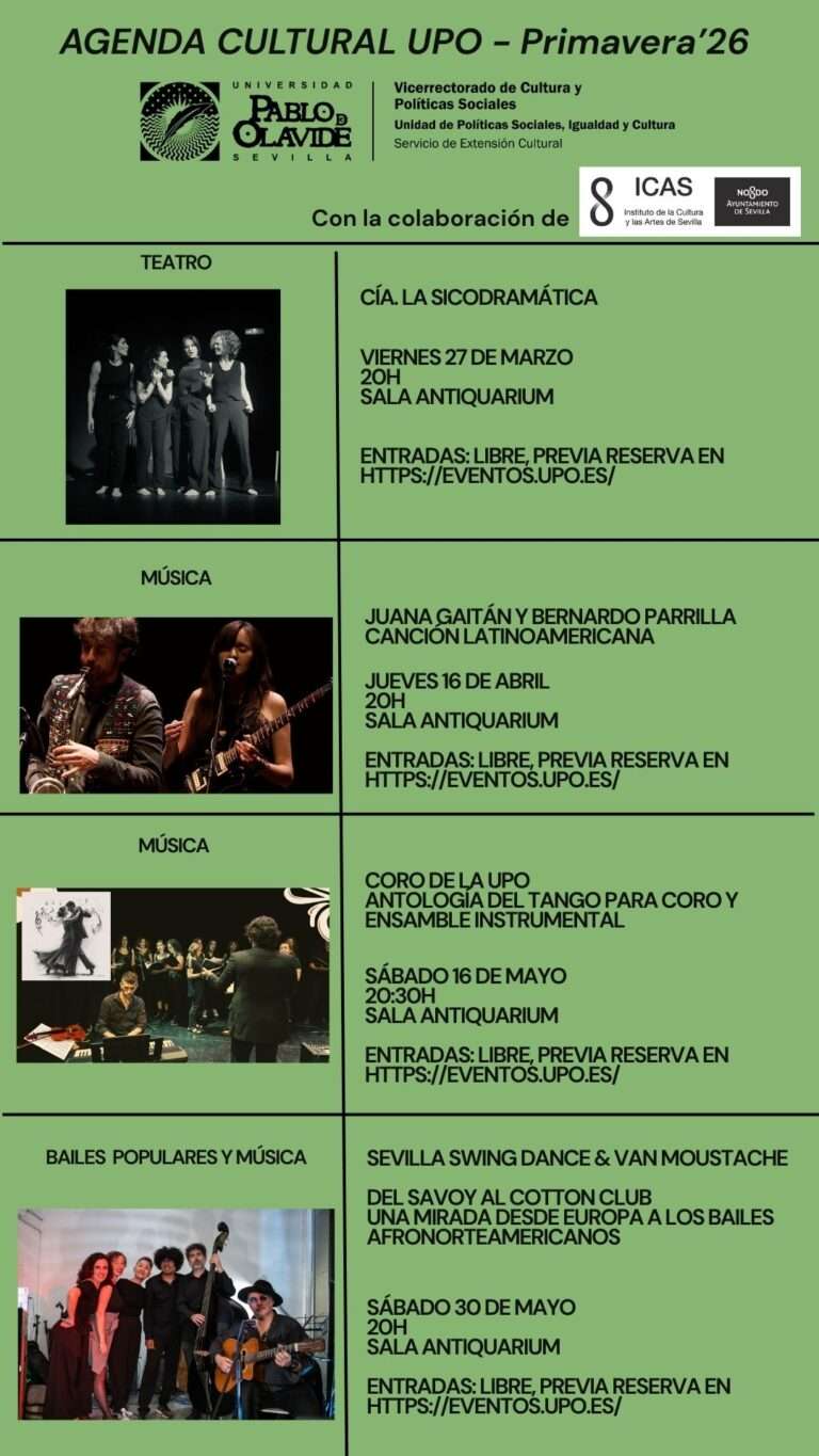 Agenda cultural de la UPo