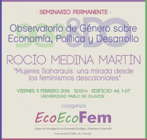 Cartel ROCÍO MEDINA (6.2.2016)