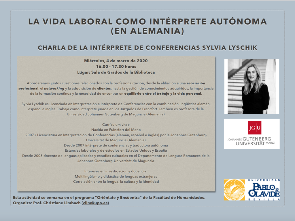 Charla Interpretación de Conferencias