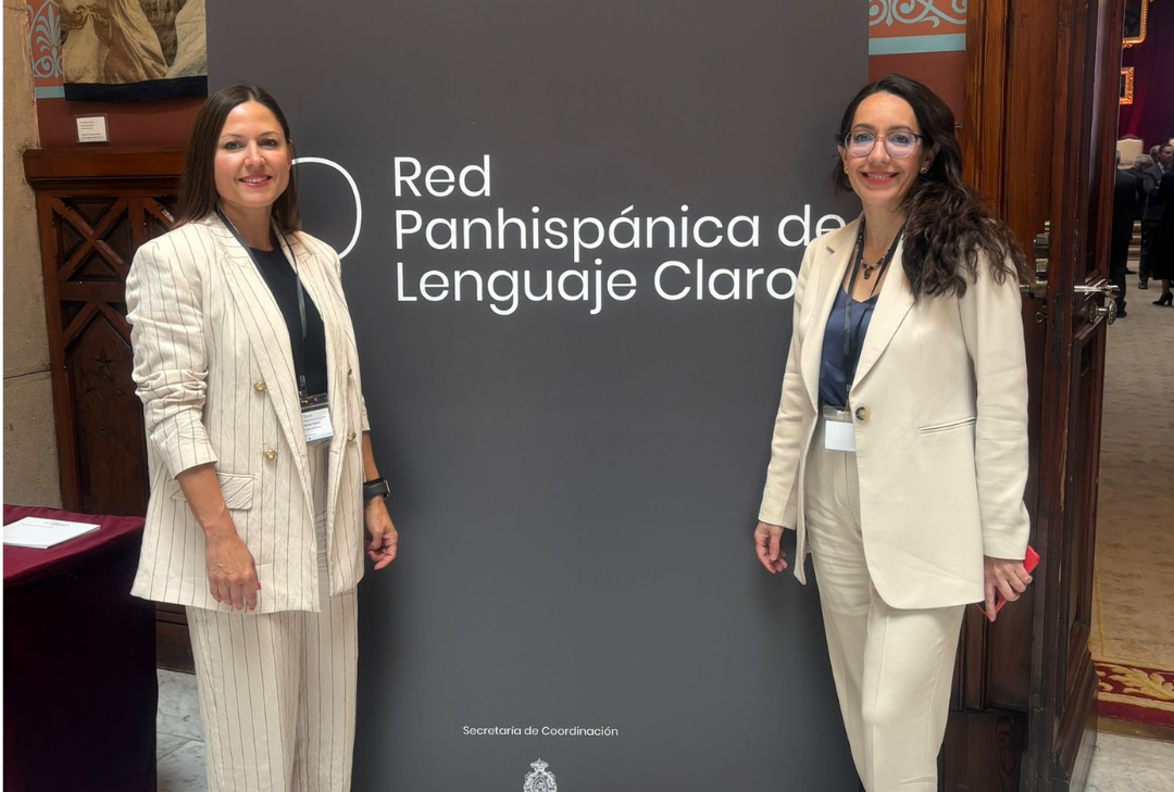 Ana Medina Reguera y Marián Morón Martín en la RAE