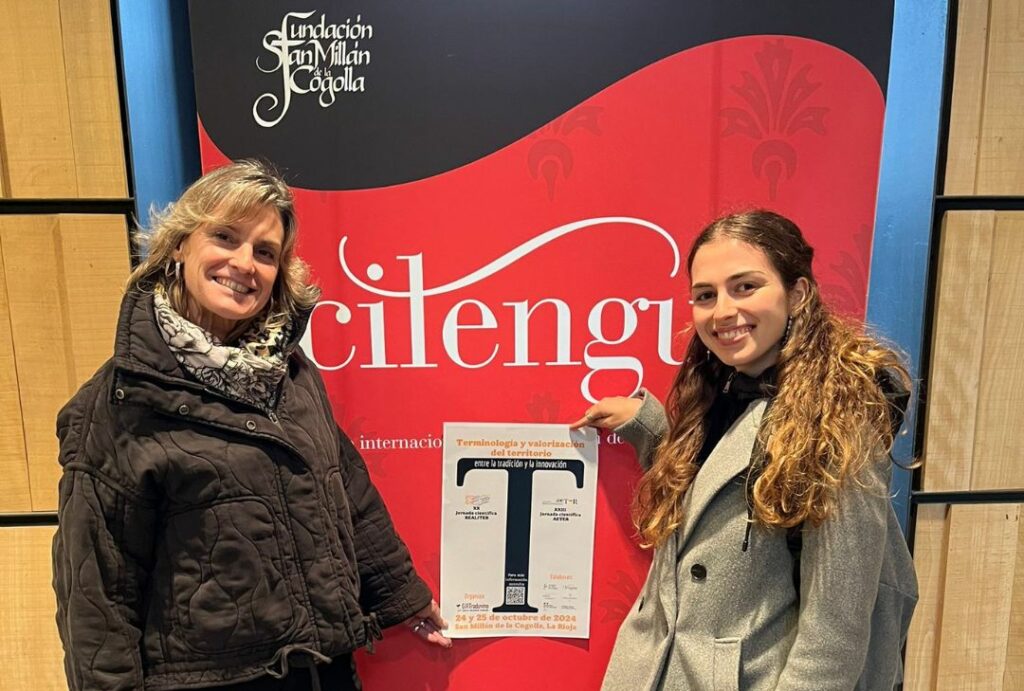 Carmen Moreno y Mercedes de la Torre en AETER con el proyecto VISUALECT