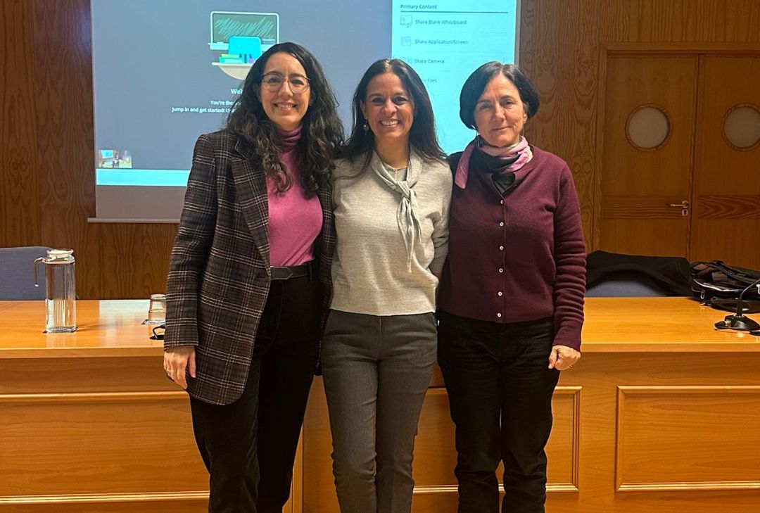 Carmen Álvarez García, Montserrat Martínez Vázquez y Ana Medina Reguera