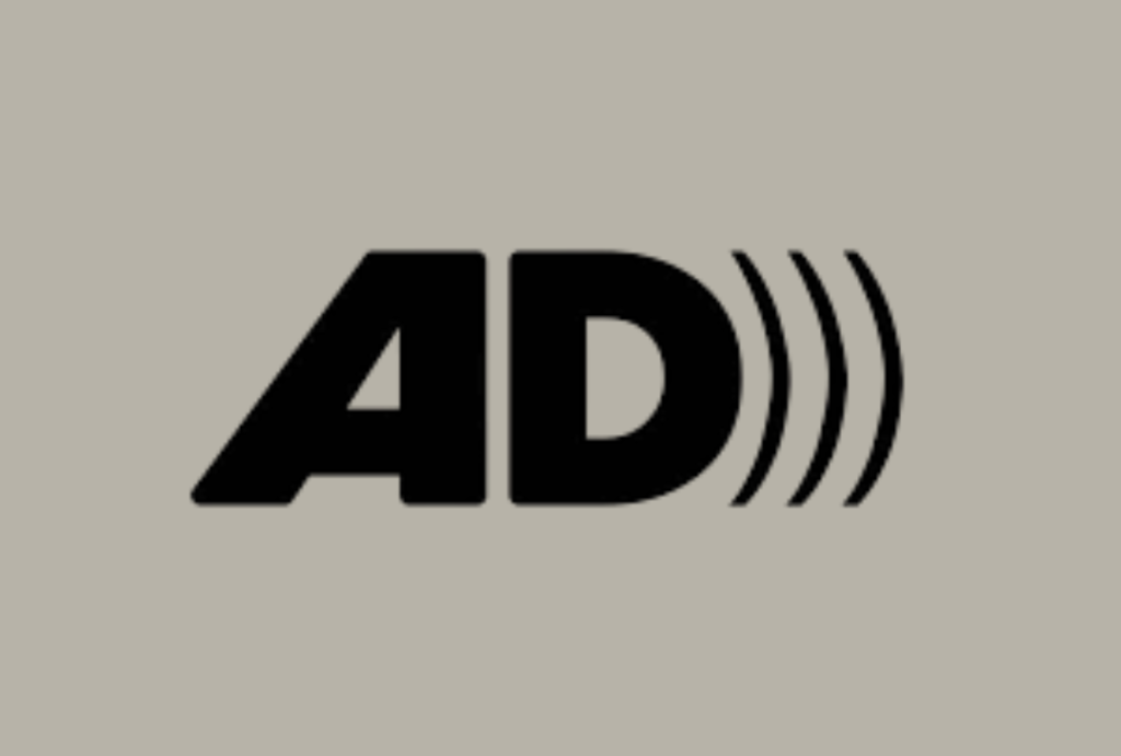 Logo AD de audidescripción