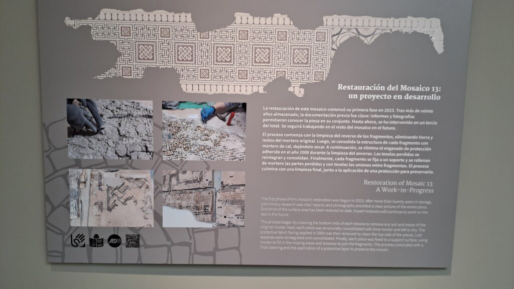 Cartela de tema del mosaico 13.
