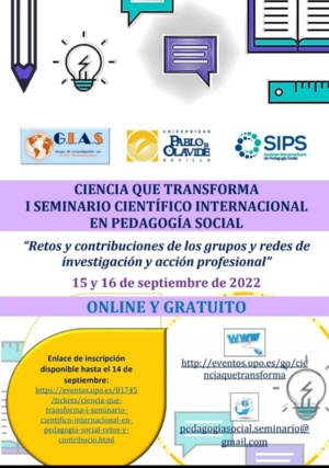 Cartel_Seminario Pedagogía Social