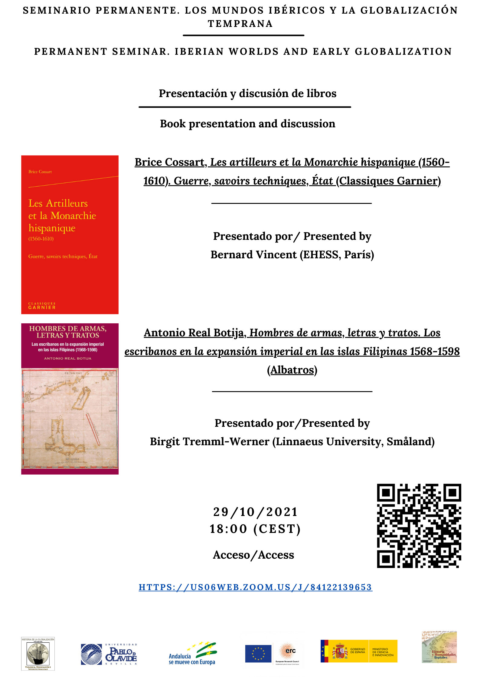 Próxima sesión del Seminario permanente «Los mundos ibéricos y la ...