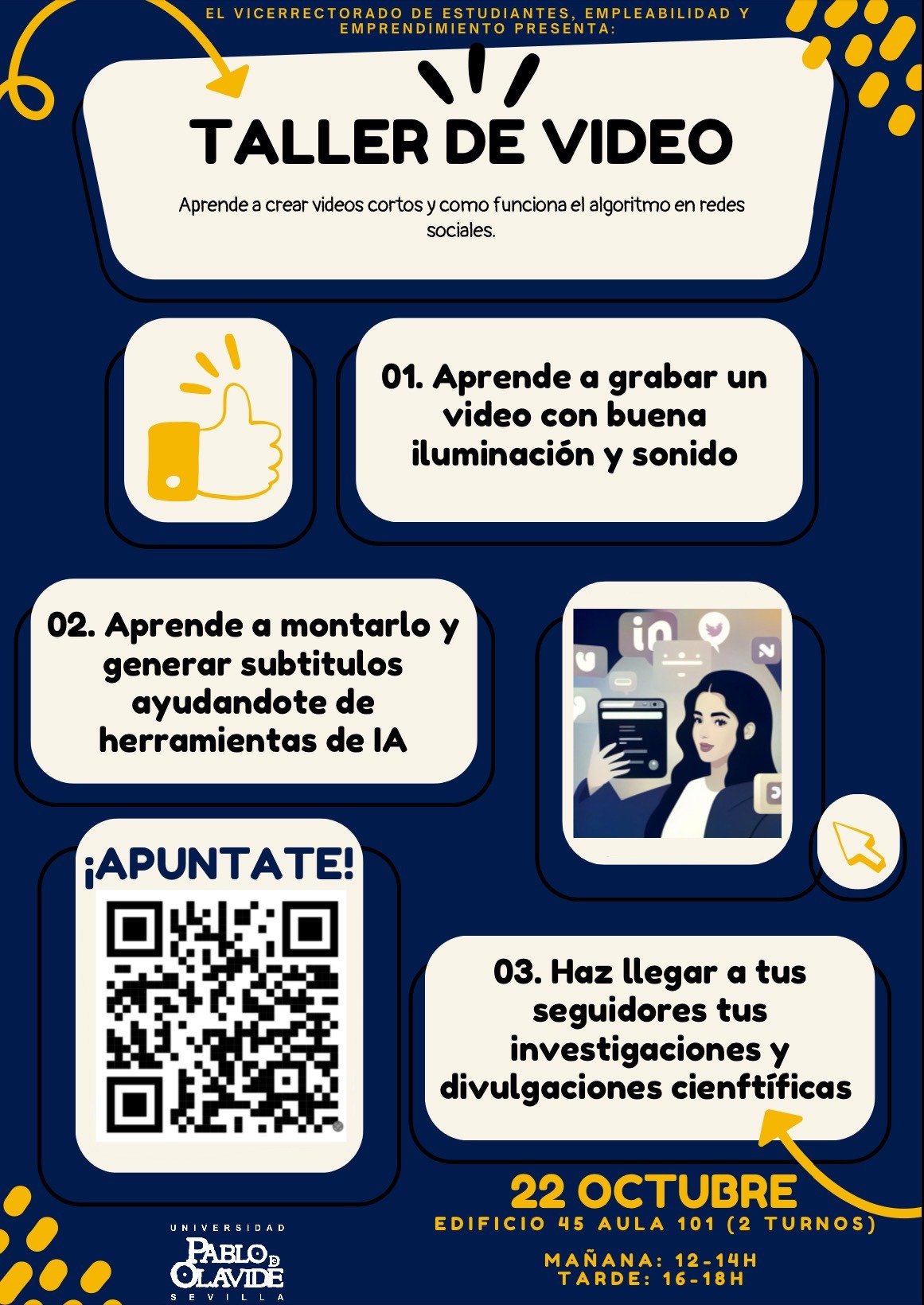 Cartel_Taller Divulgación en Redes