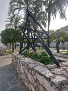 Esculturas que conforman el Museo de Arte Contemporáneo al Aire Libre de Aracena
