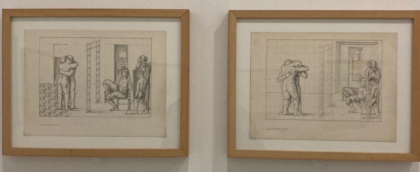 Los baños (1992). Exposición «Sobre el papel» CAAC (Sevilla). Autoría de la imagen: Sandra Pérez Serrano.