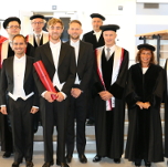 Thijs van Westen's Thesis Defense - Sofia at thesis tribunal (Delft, The Netherlands, 2015)