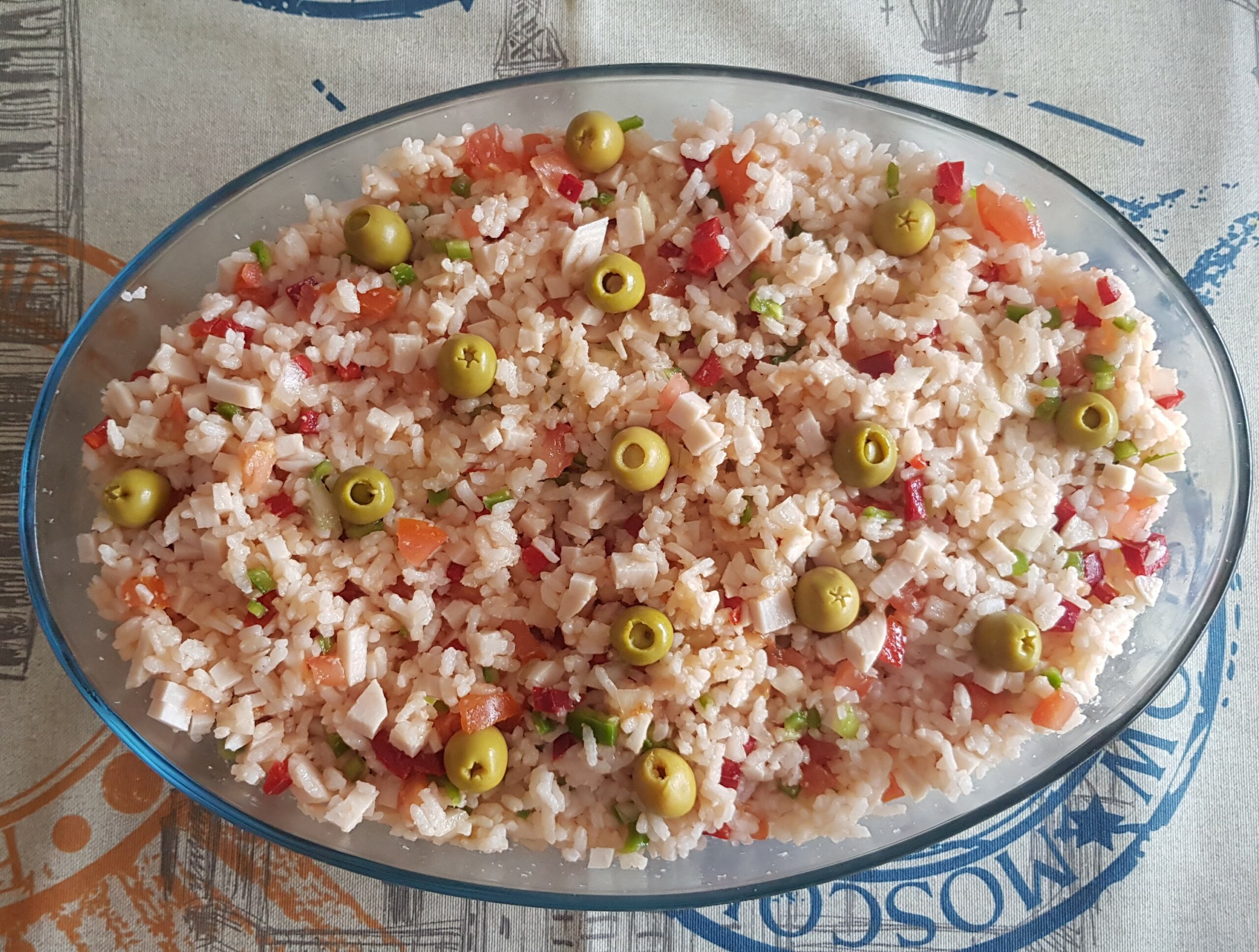 Arroz en ensalada