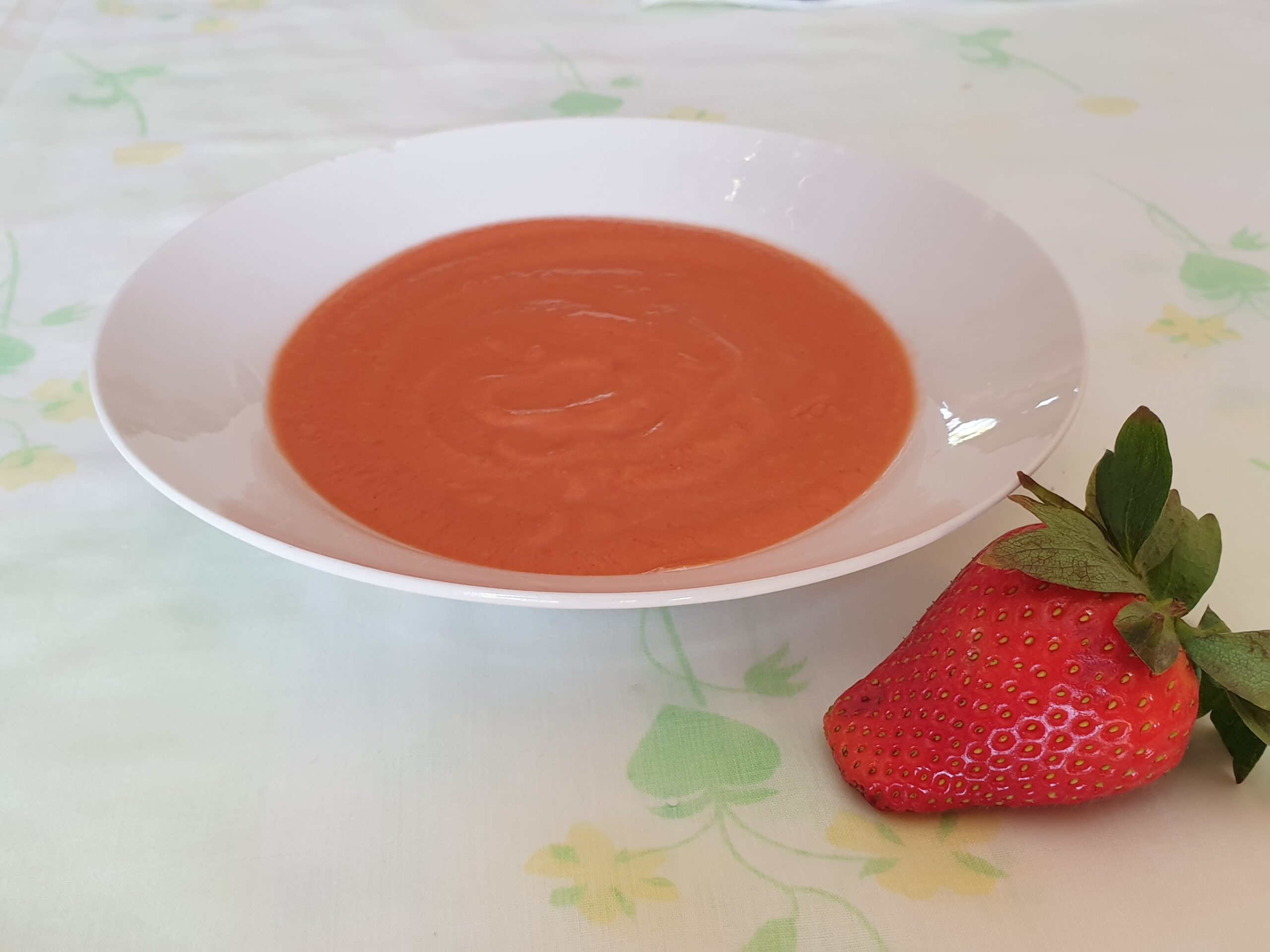 Gazpacho de fresas