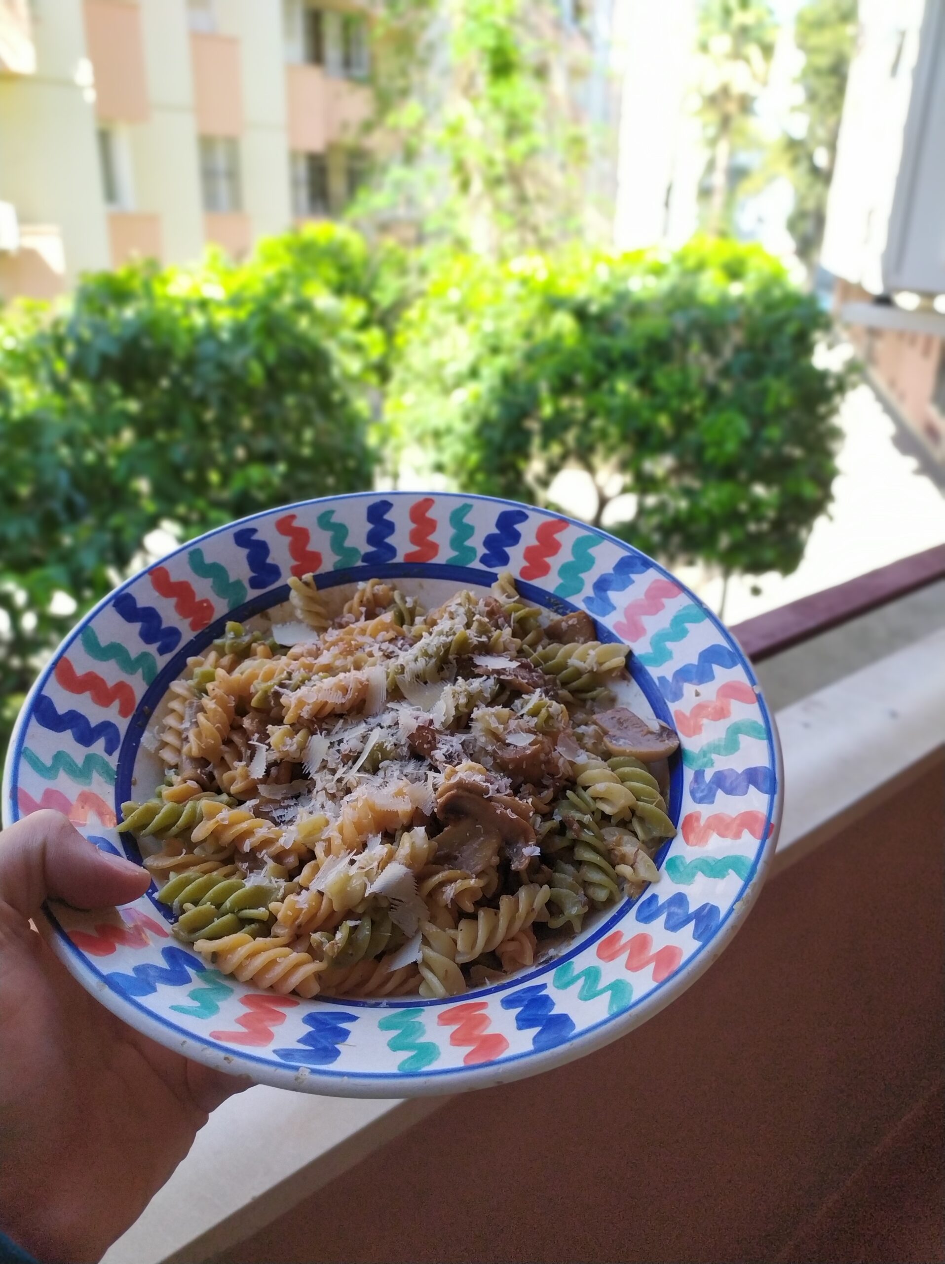Carbonara de champiñones