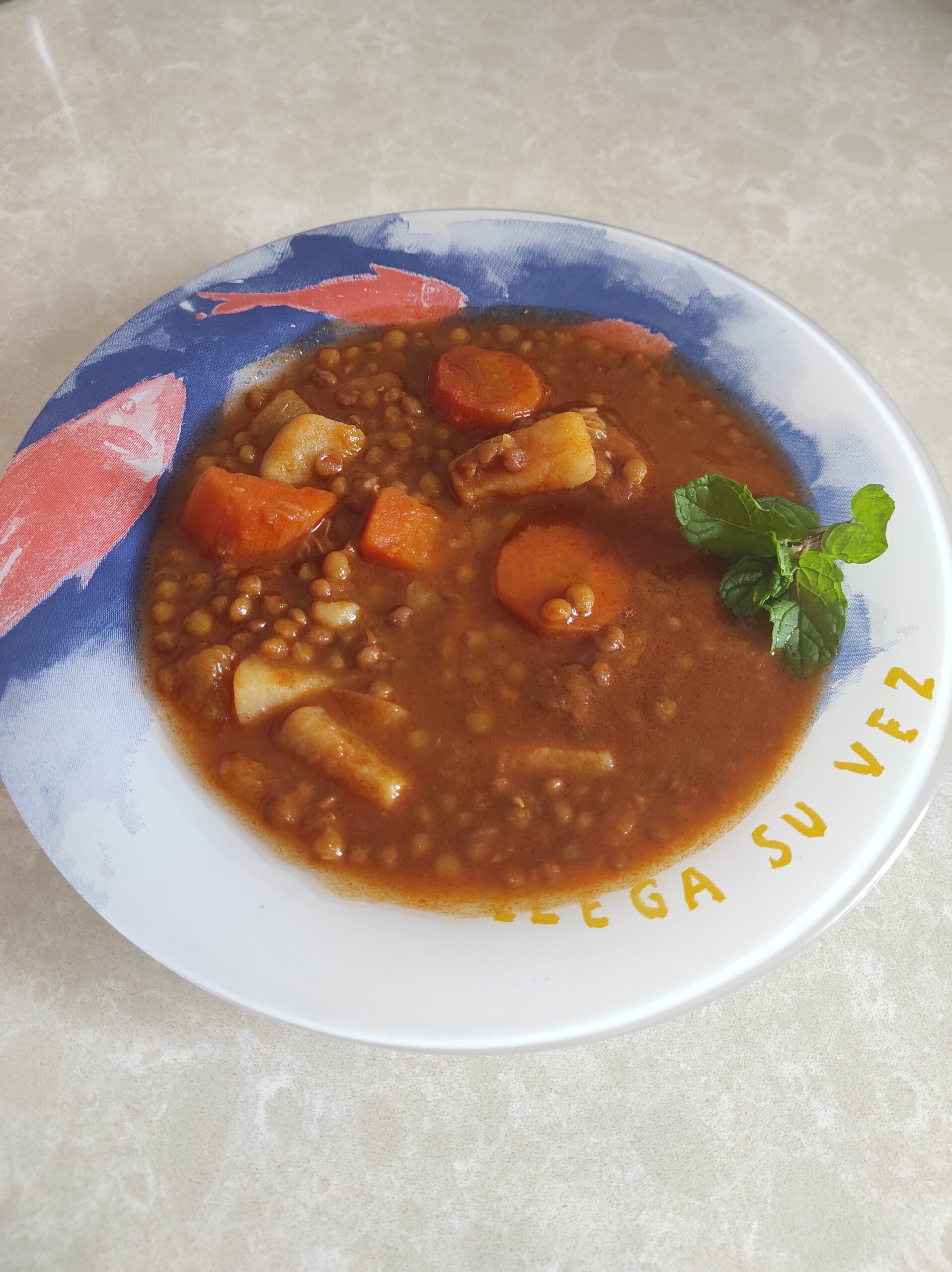 Lentejas con verduras
