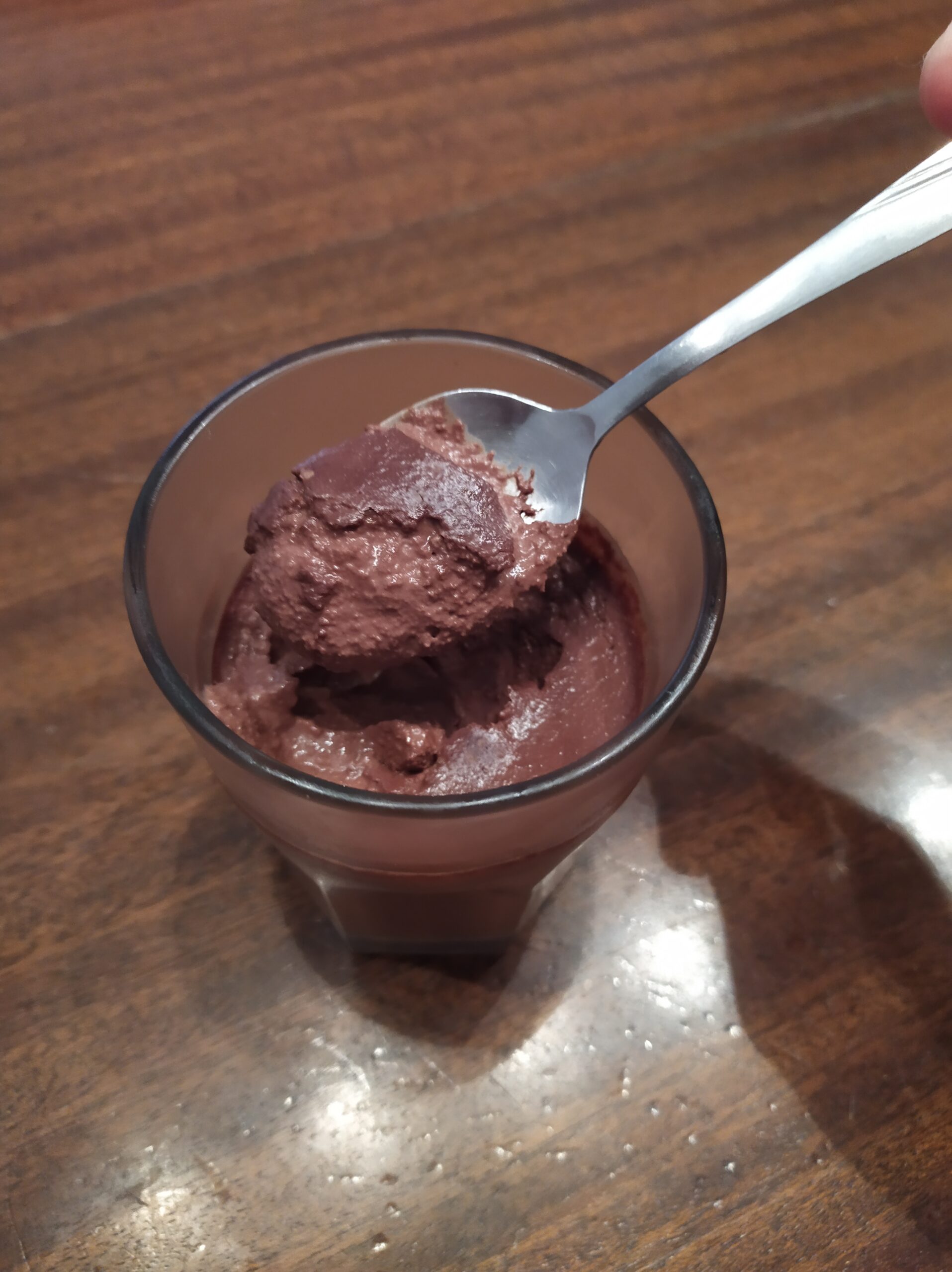 Mousse de chocolate y naranja