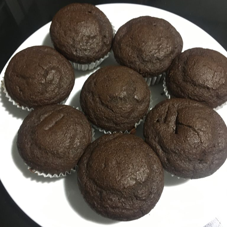 MAGDALENAS SIN GLUTEN DE CHOCOLATE Y CALABACÍN