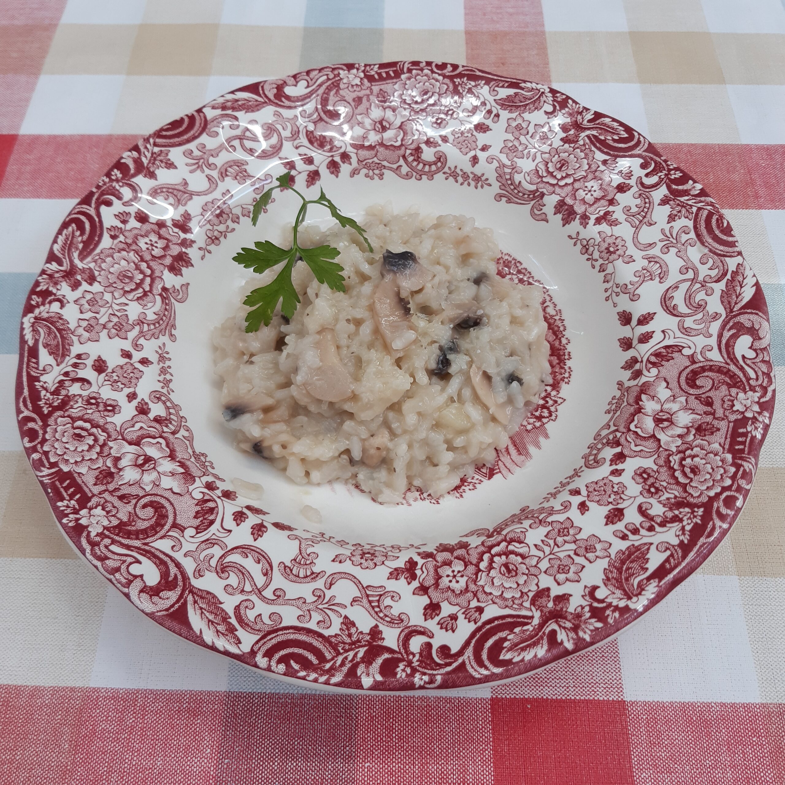 Risotto de champiñones