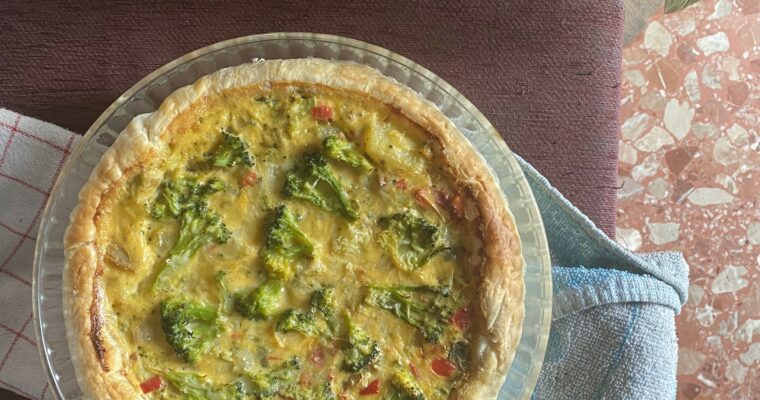 Quiche de verduras con patatas