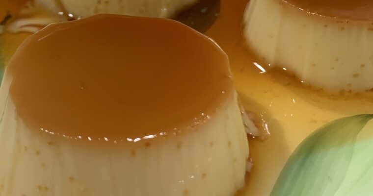 Flan de vainilla