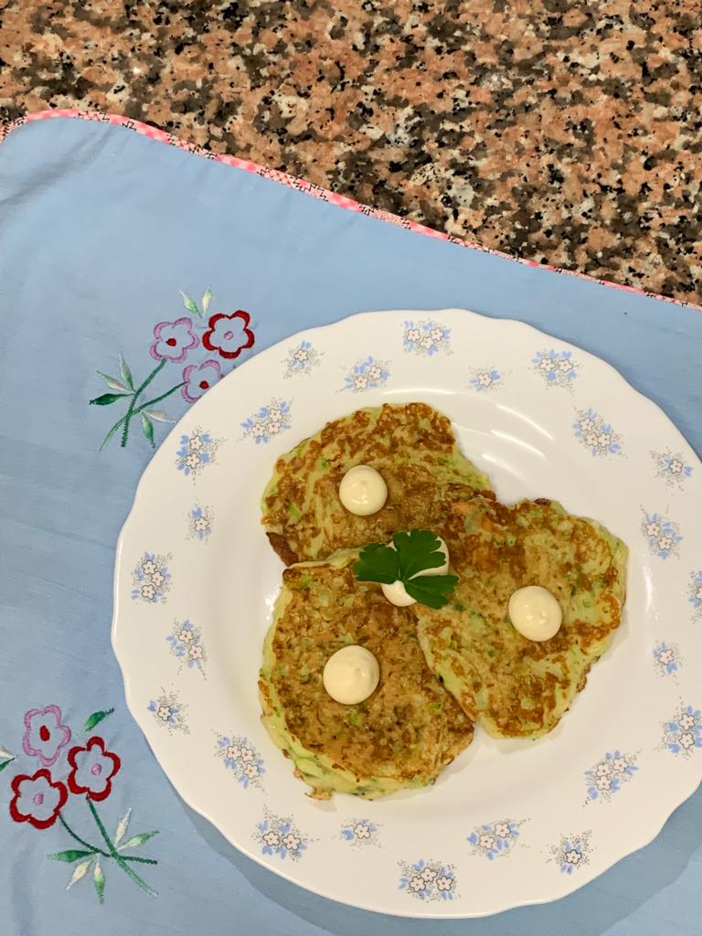 Tortitas de calabacín a la plancha
