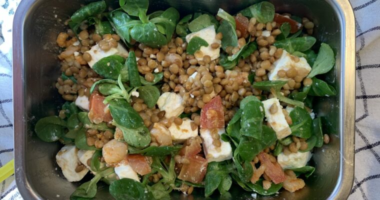 Ensalada de lentejas