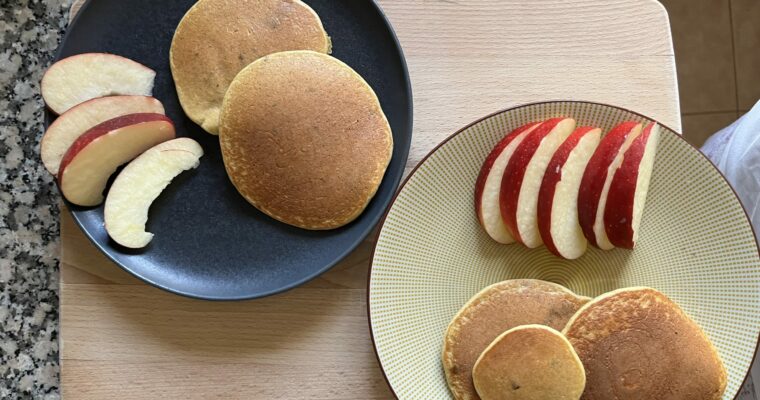 TORTITAS DE PLÁTANO Y CHOCOLATE