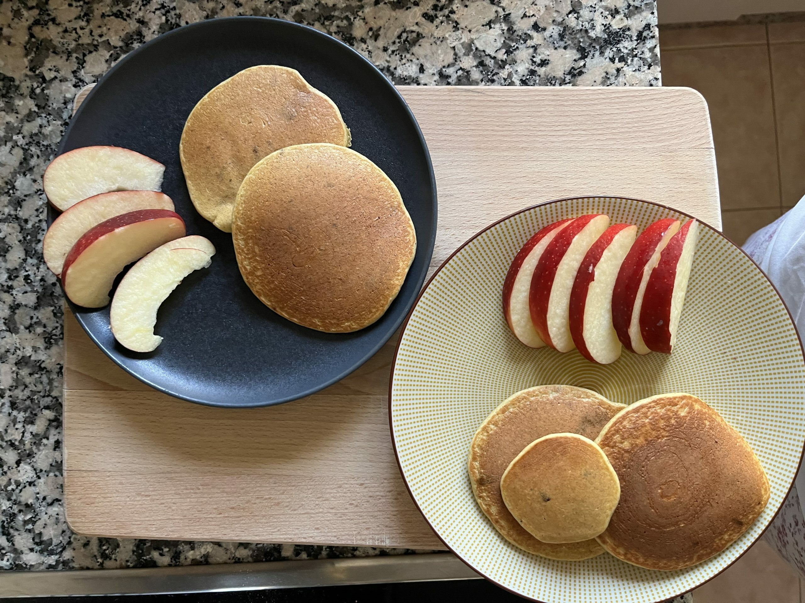 TORTITAS DE PLÁTANO Y CHOCOLATE