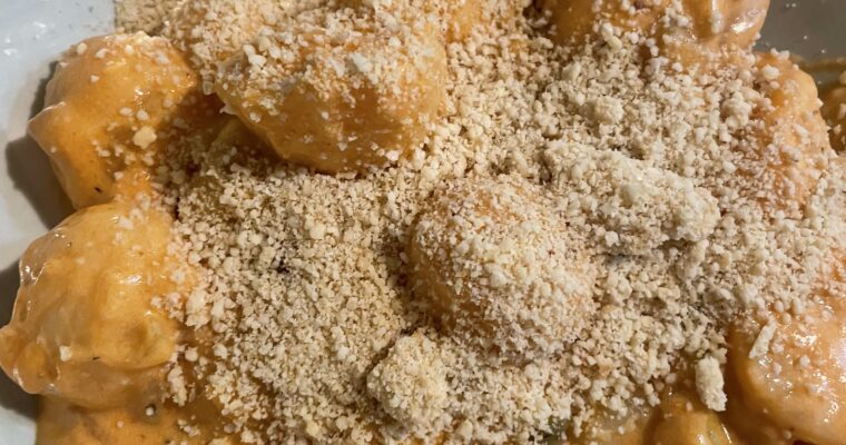 Patatas cremosas con calabacín (Veganas)