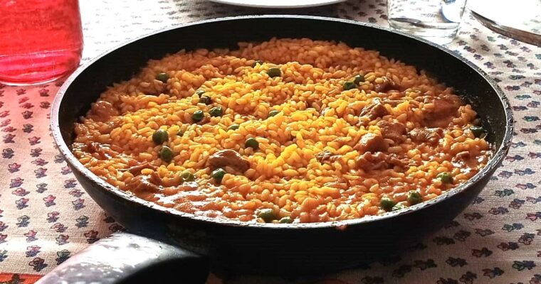 Arroz con magro de cerdo