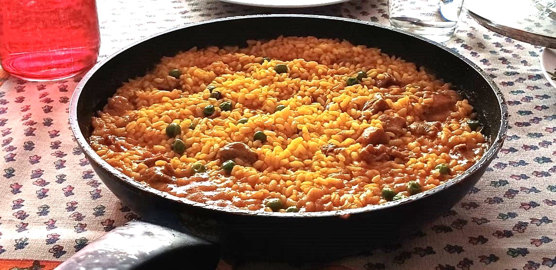 Arroz con magro de cerdo