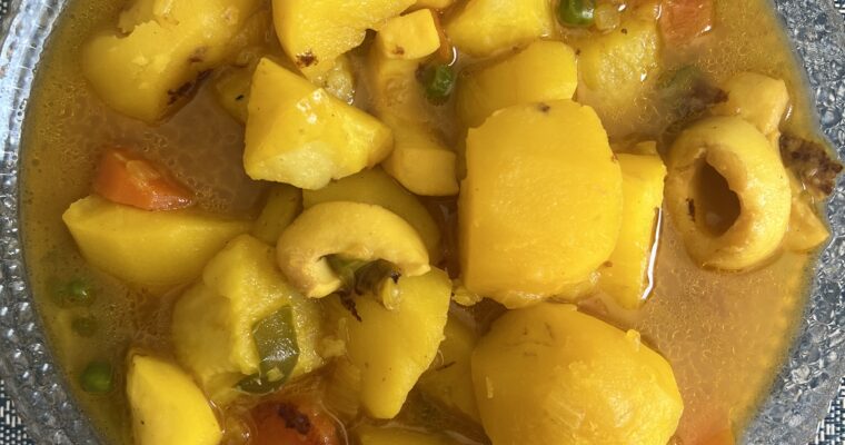 Patatas con chocos