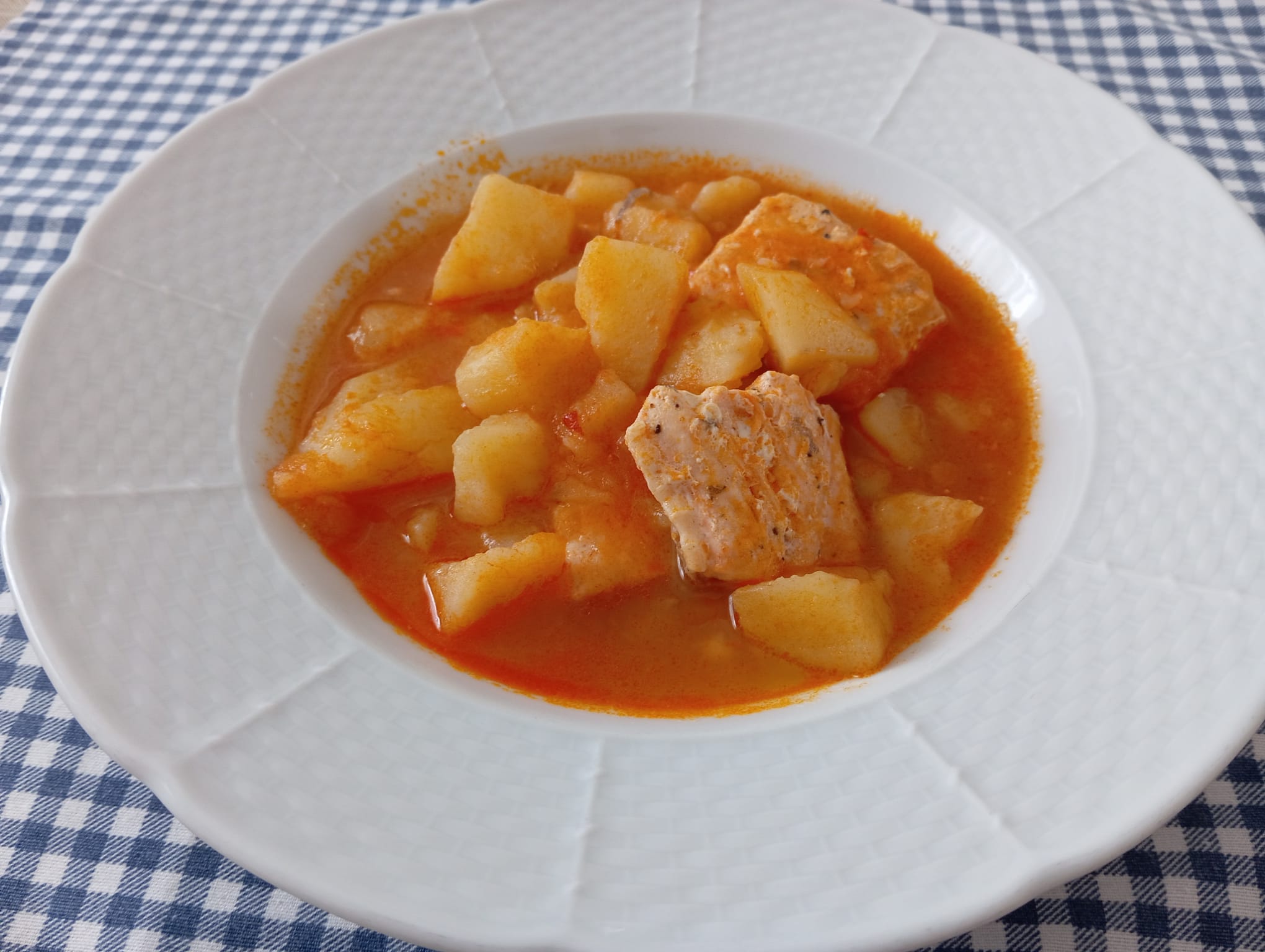 Marmitako de salmón