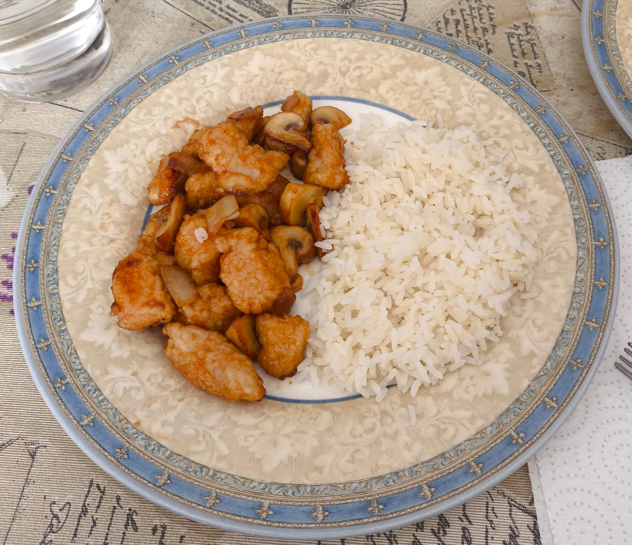 Pollo agridulce