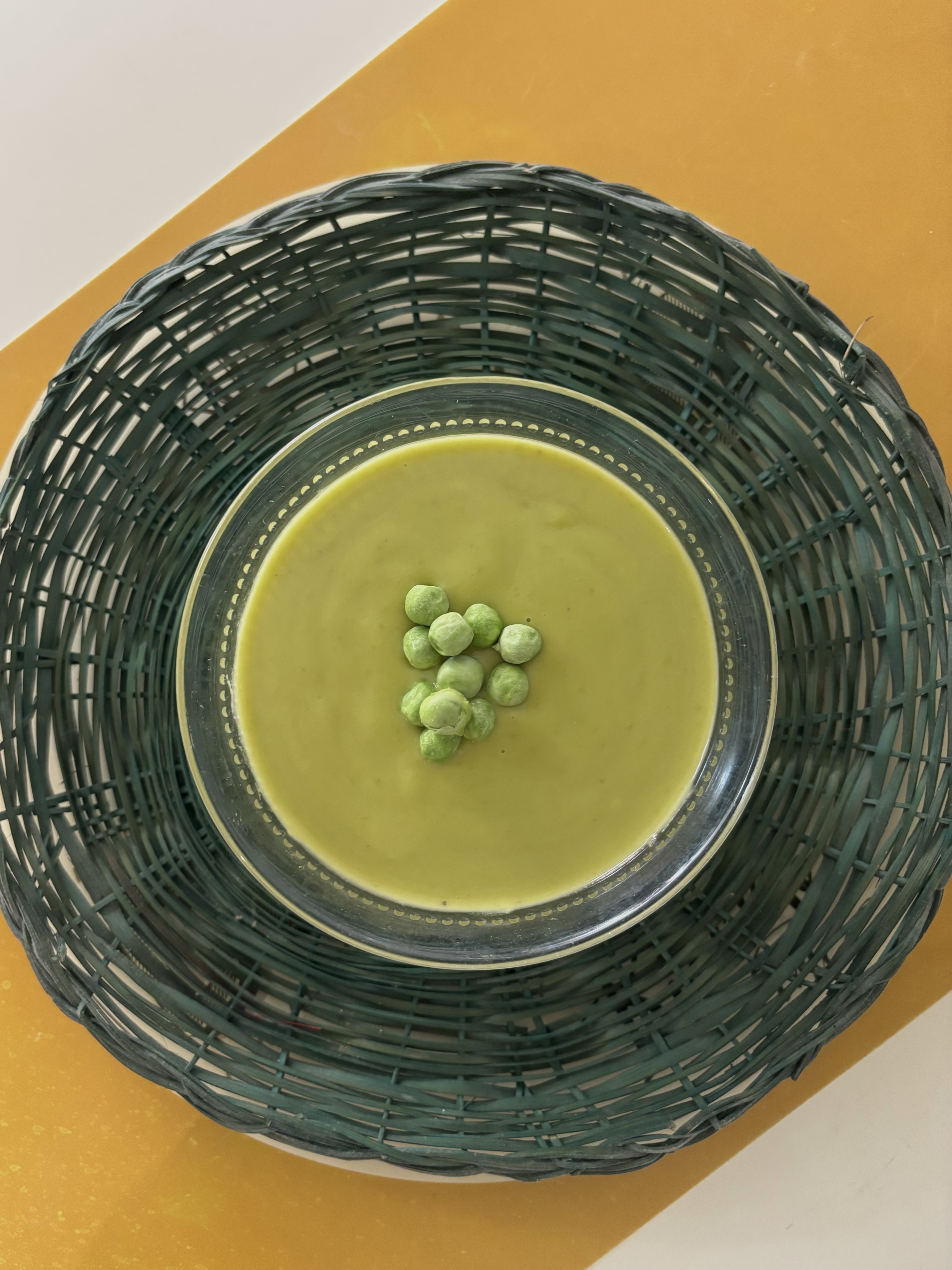 Crema de guisantes