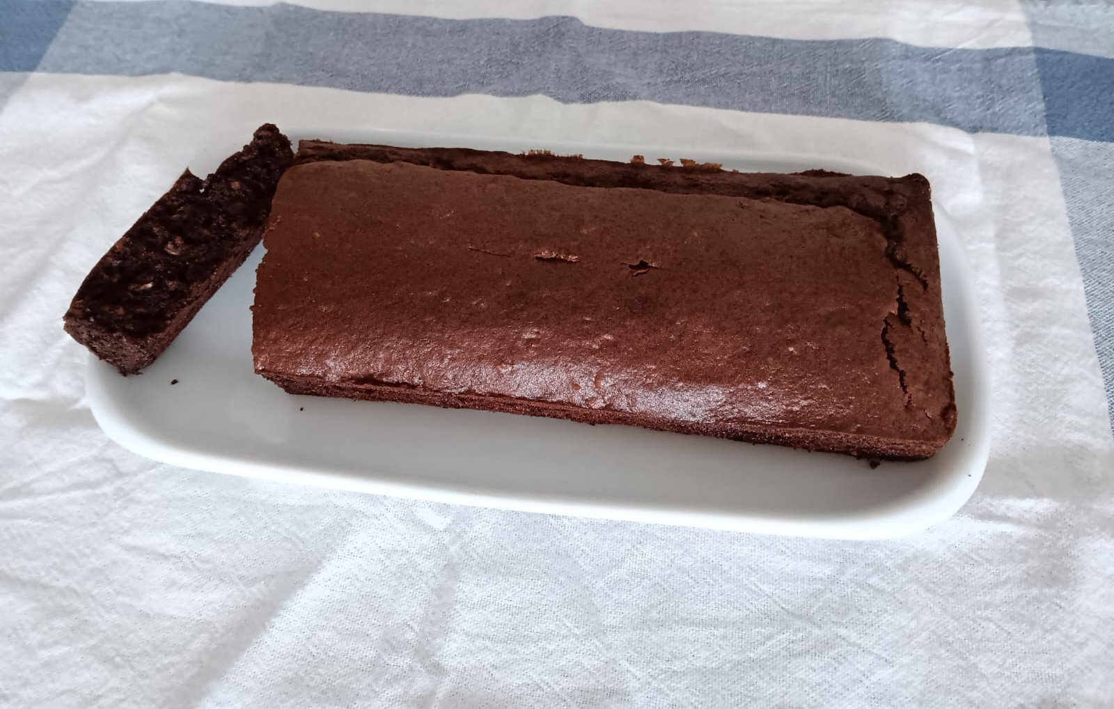 BIZCOCHO SIN LEVADURA DE CHOCOLATE Y AVENA