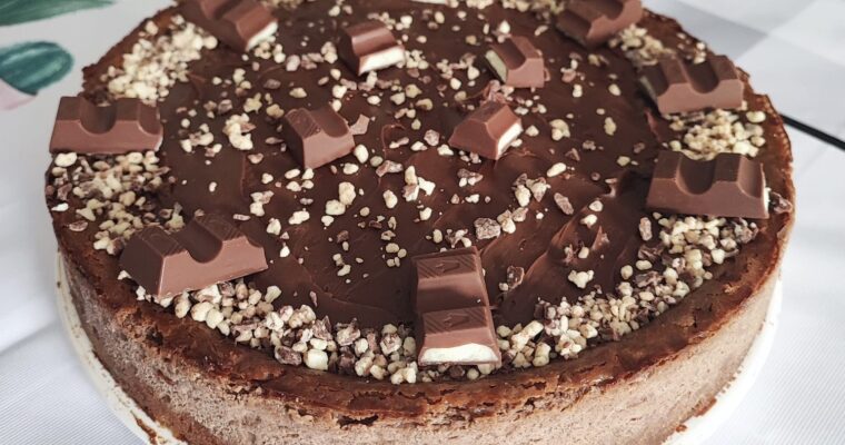 Tarta de queso de Nocilla