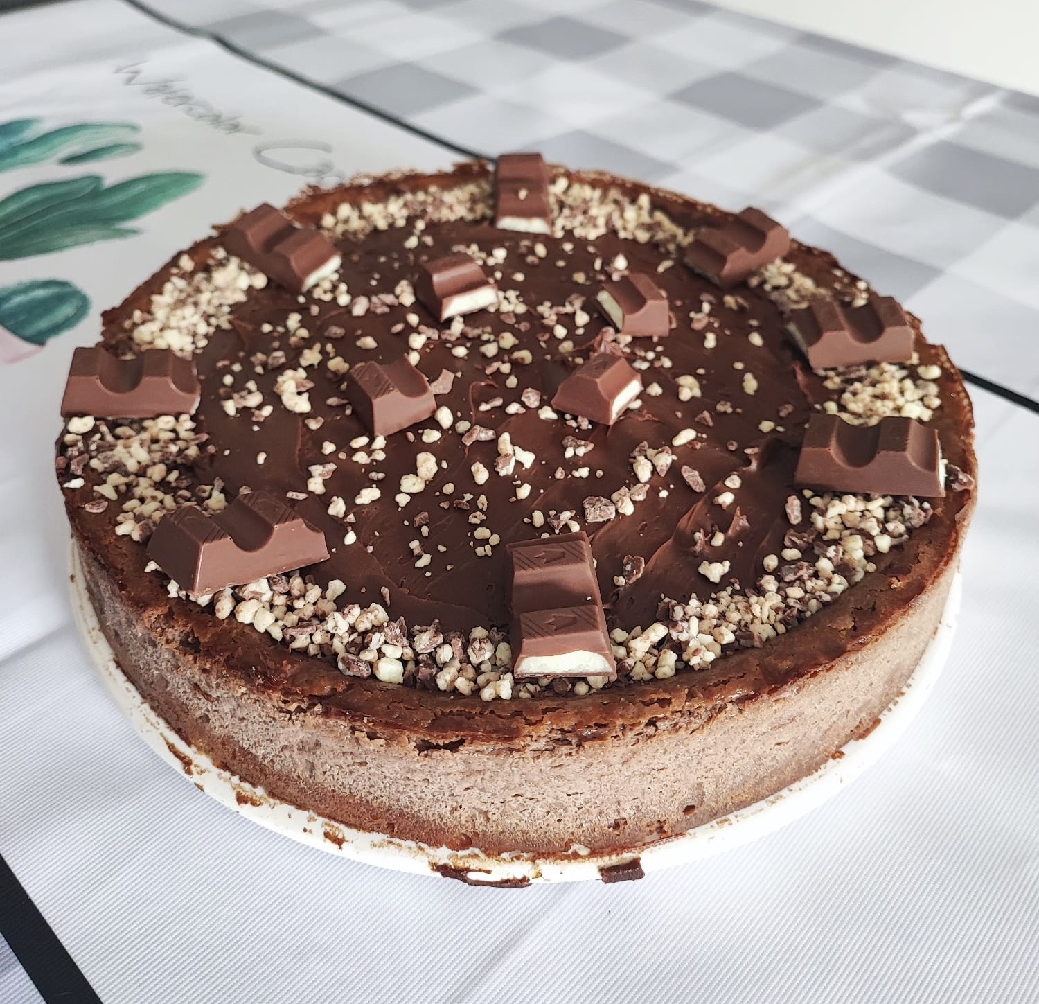 Tarta de queso de Nocilla