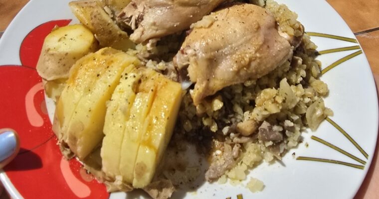 Migas de coliflor estilo oriental