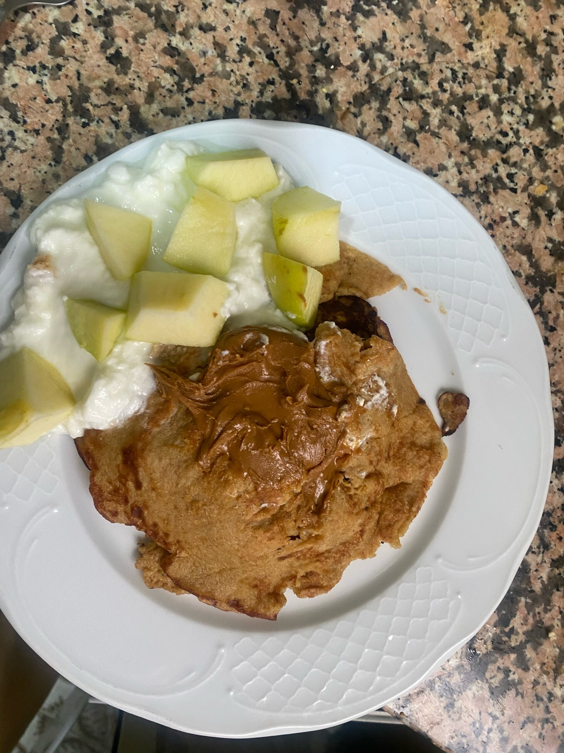 Tortitas de avena y plátano.