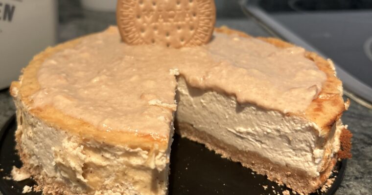 Tarta de queso y galletas maría