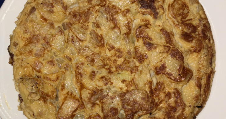 Tortilla de patata en air fryer