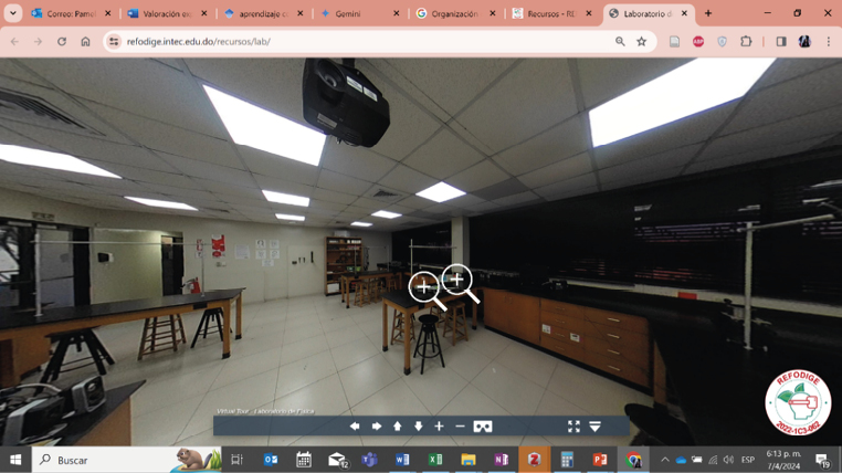 A computer screen shot of a room
Description automatically generated