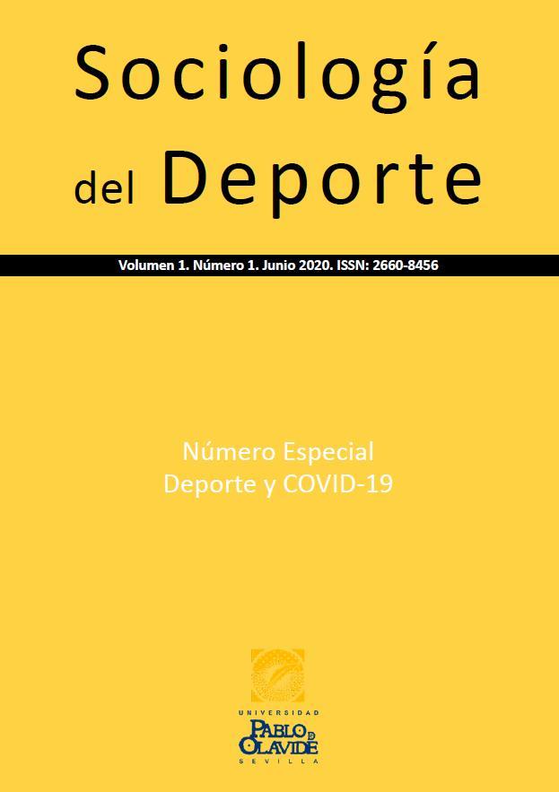 Portada del Volumen 1, Número 1, de la revista Sociología del Deporte (SD)