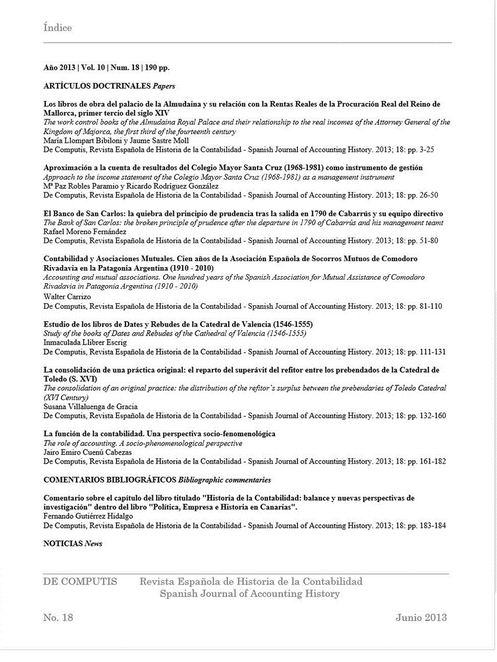 					Visualizza V. 10 N. 18 (2013)
				