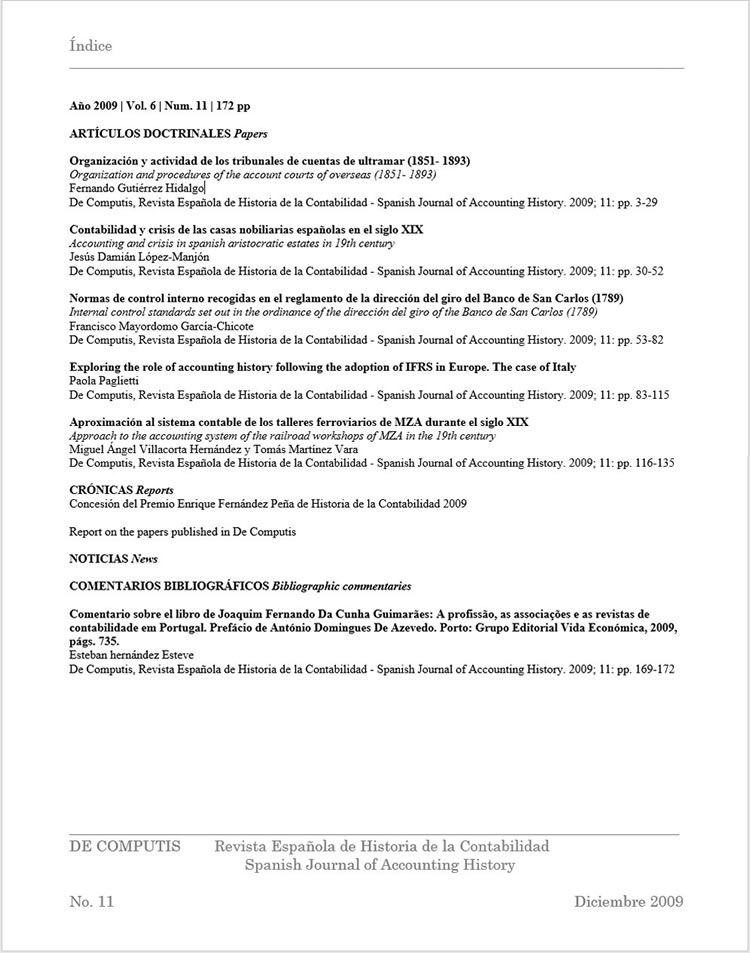					Visualizza V. 6 N. 11 (2009)
				