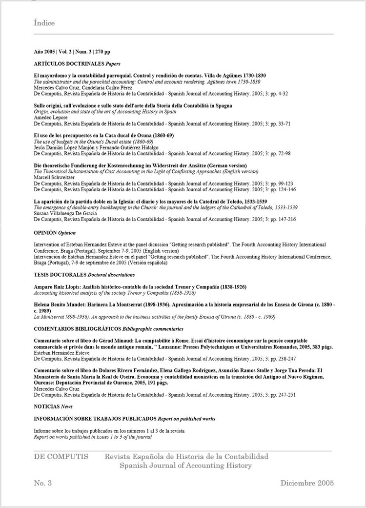					View Vol. 2 No. 3 (2005)
				