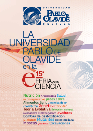 La UPO en la 15 Feria de la Ciencia: 11, 12 y 13 de mayo de 2017 en FIBES