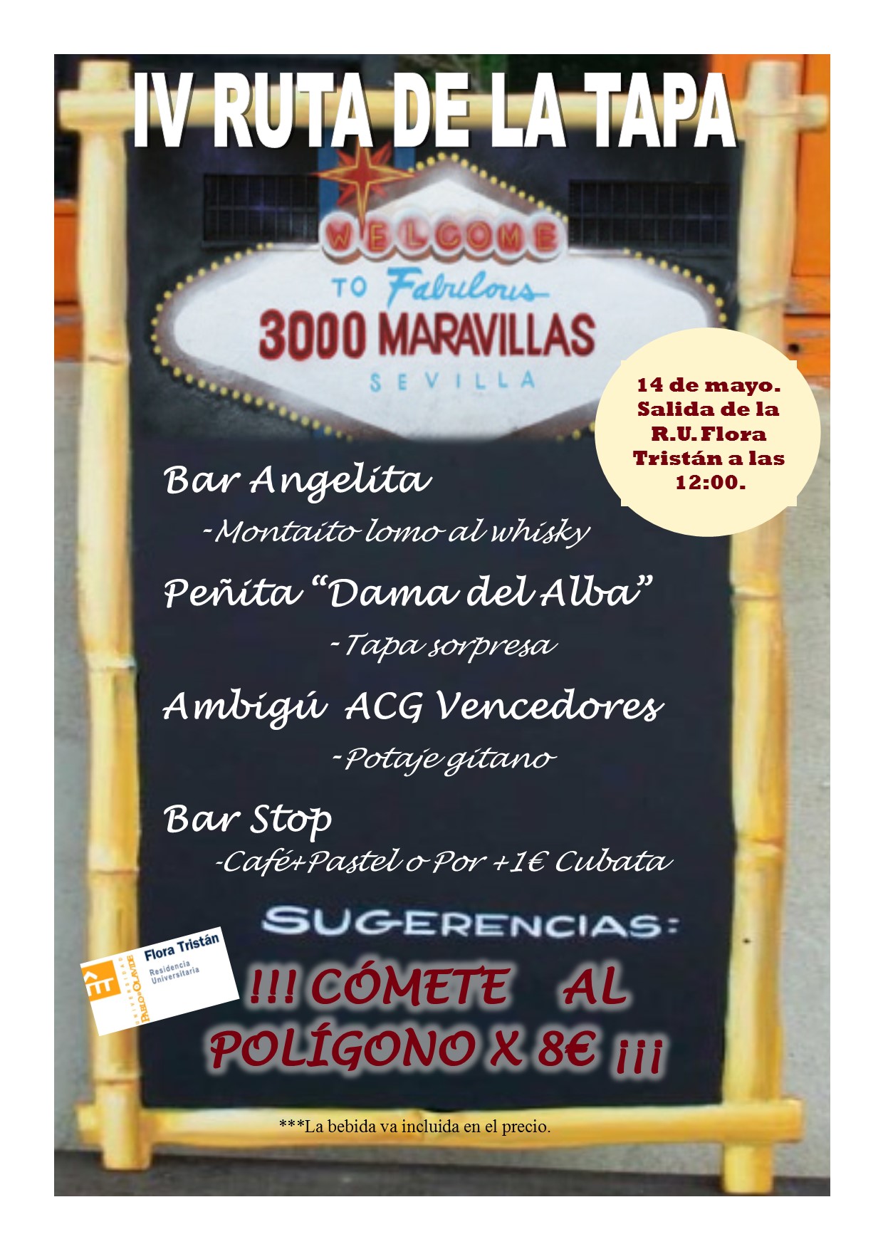Ruta de la Tapa, 14 de mayo, 12 horas