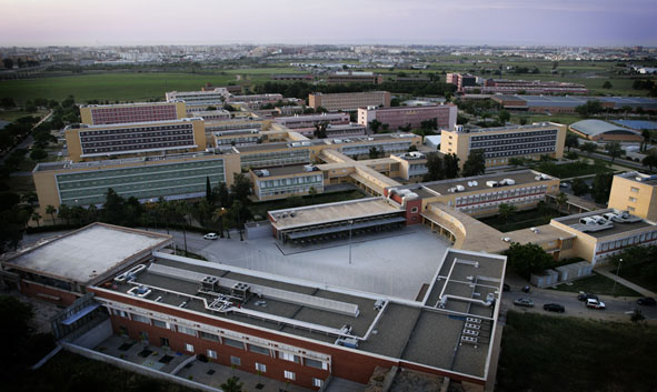 Vista del Campus de la UPO